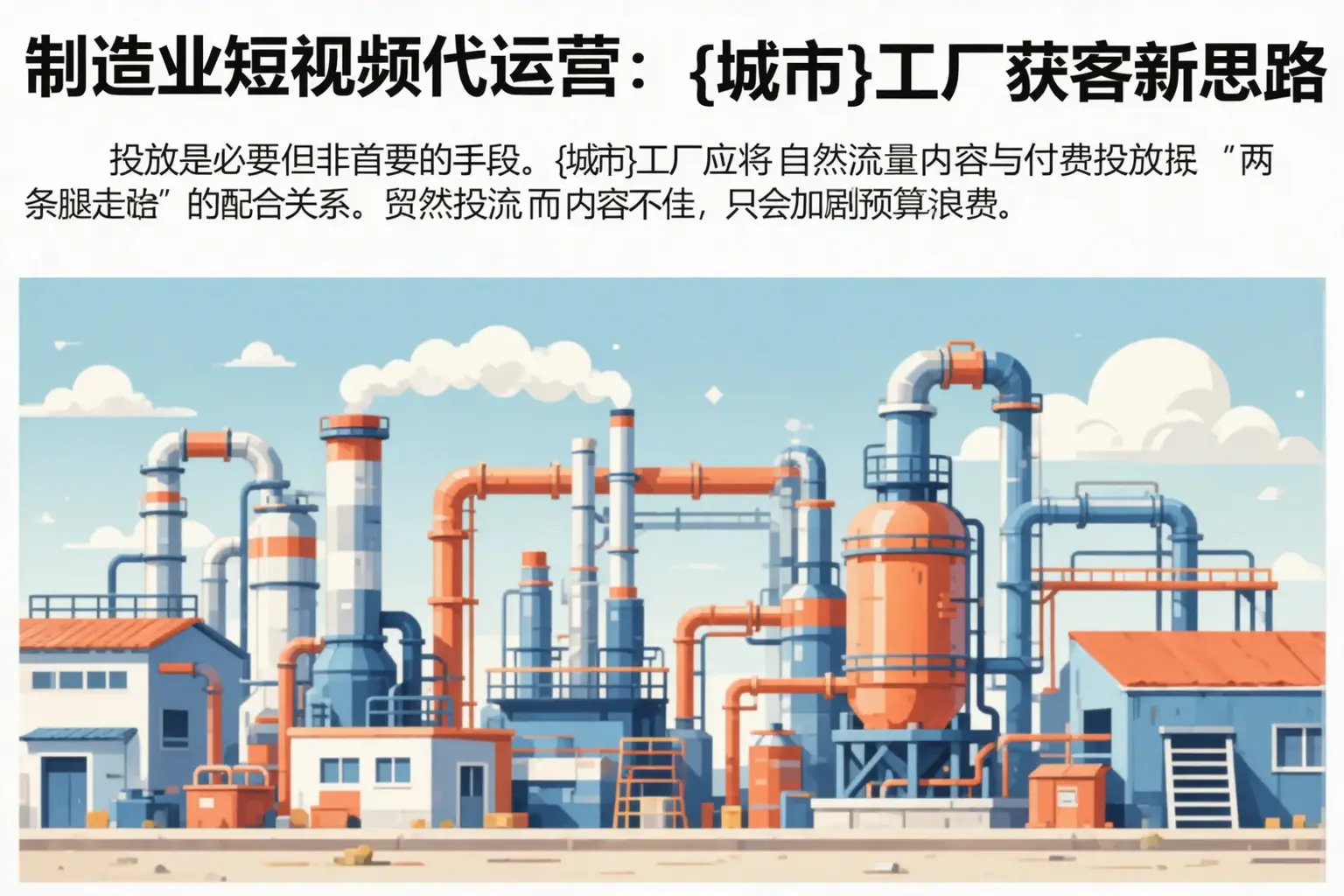 制造业短视频代运营：扬州工厂获客新思路