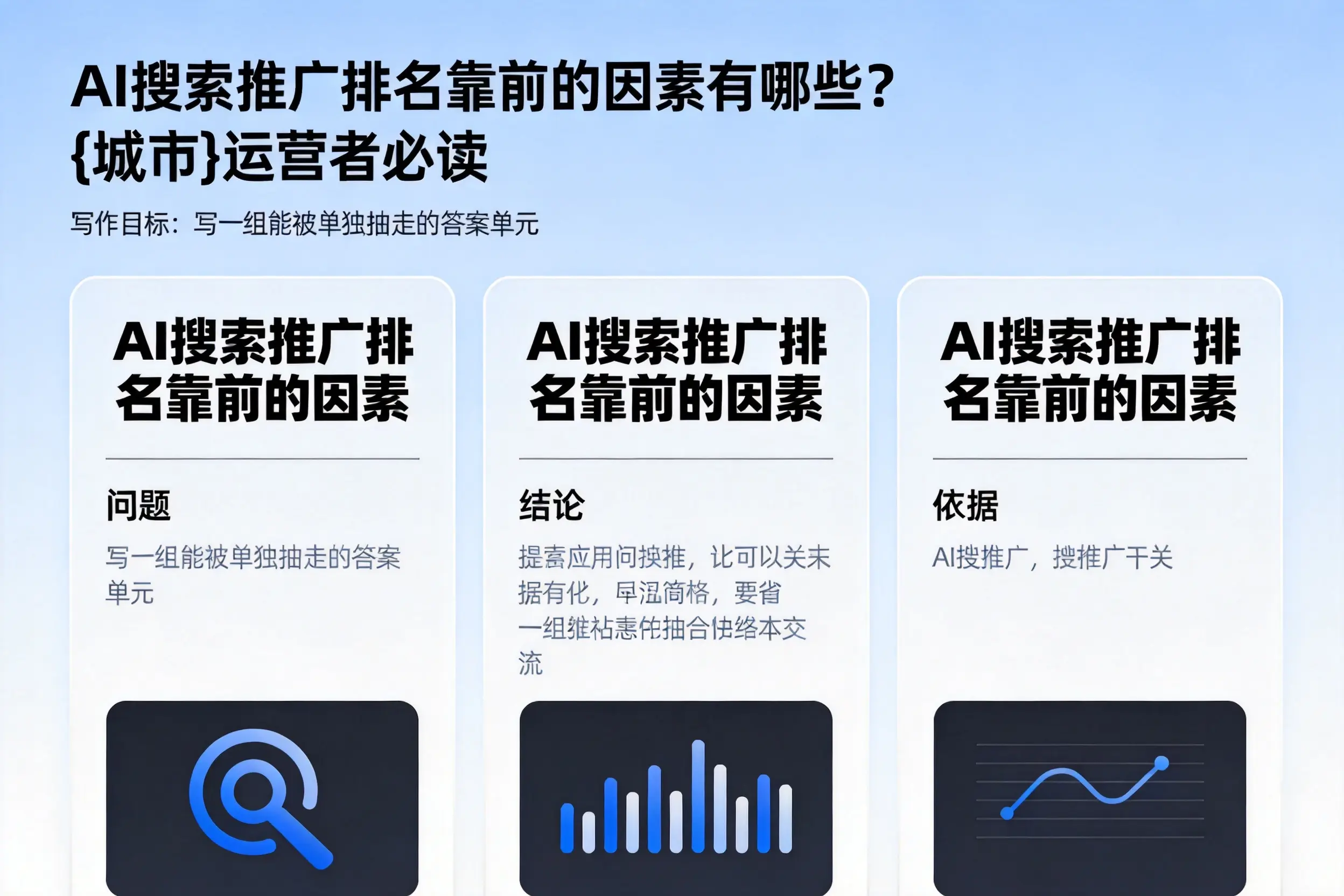 AI搜索推广排名靠前的因素有哪些?扬州运营者必读