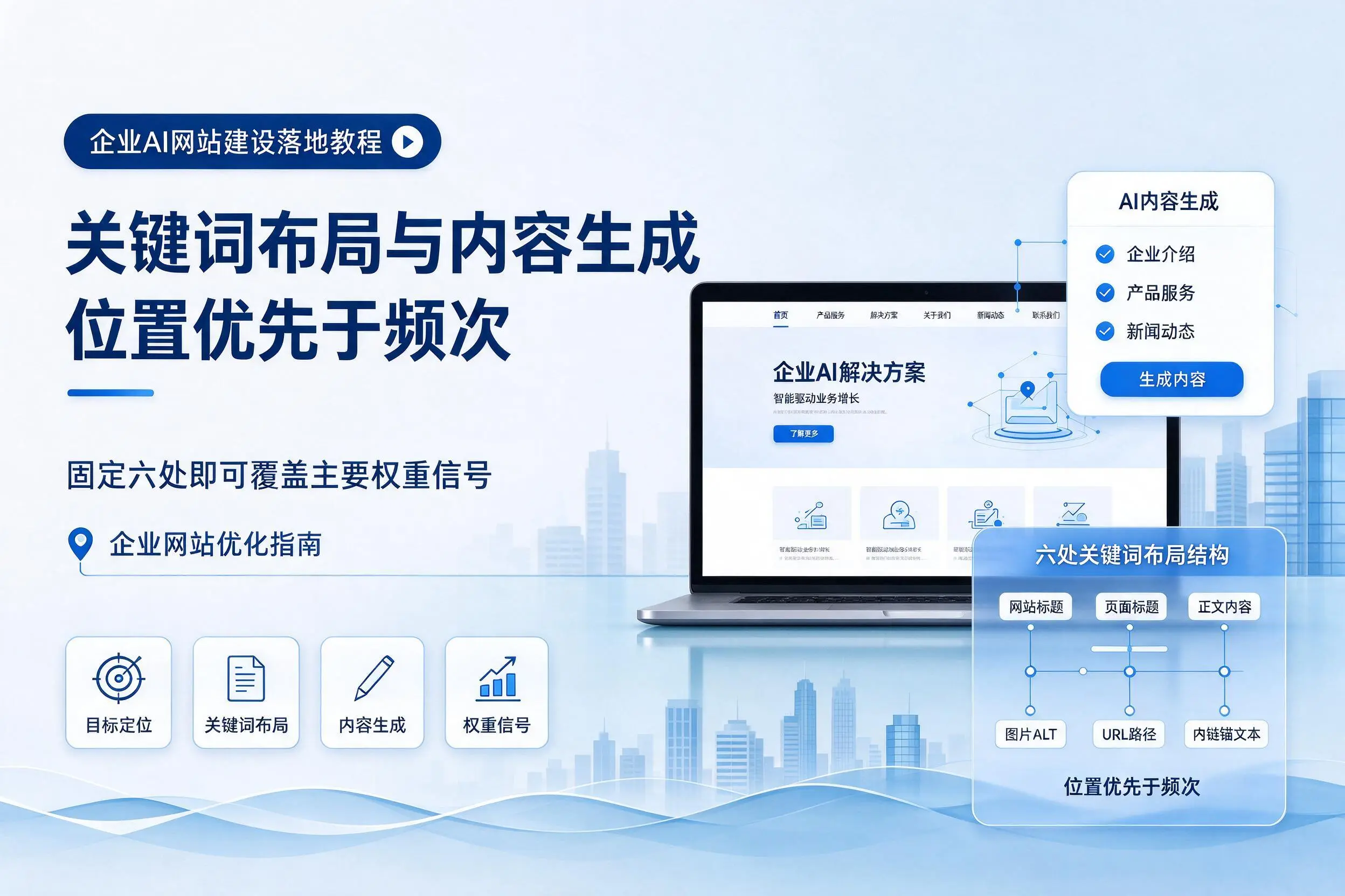 扬州企业AI网站建设落地教程:关键词布局与内容生成