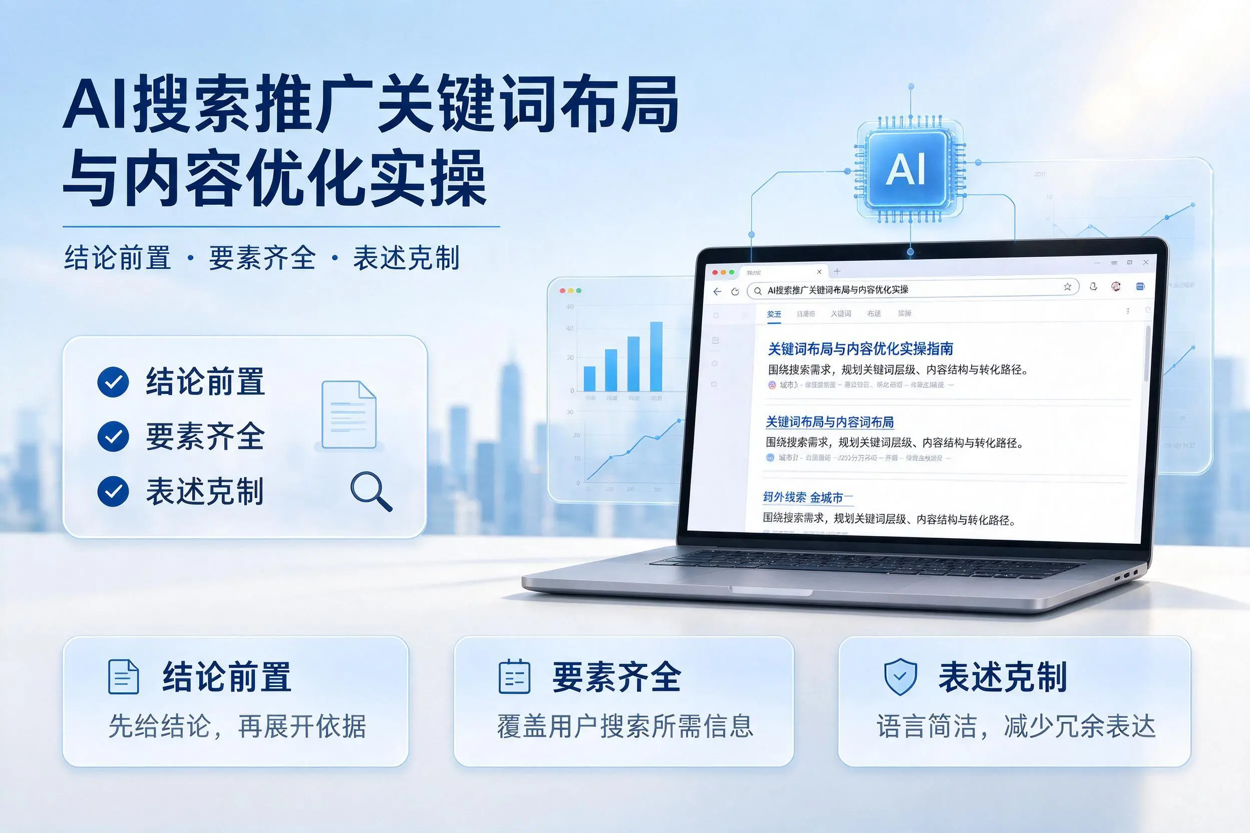 扬州AI搜索推广关键词布局与内容优化实操